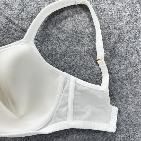 Natori Womens Yogi Convertible Sports Bra Size 32DDD Gray White Full Coverage - Picture 10 of 13